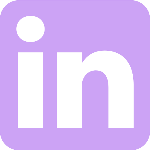 pink linkedin icon