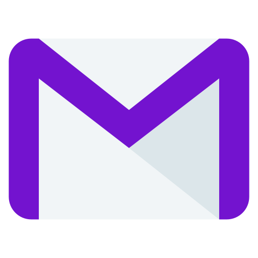 purple gmail icon